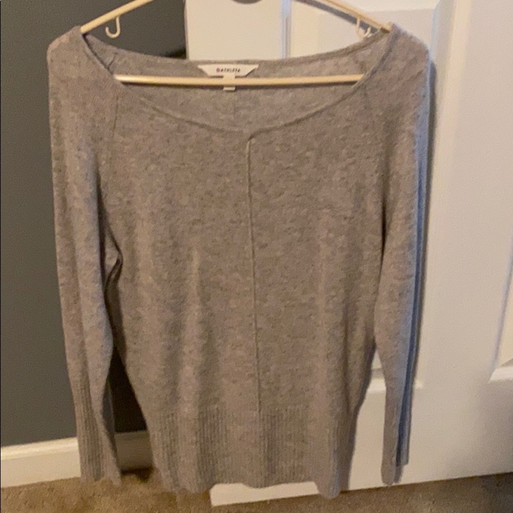 Athleta XXS cashmere sweater wide neck
